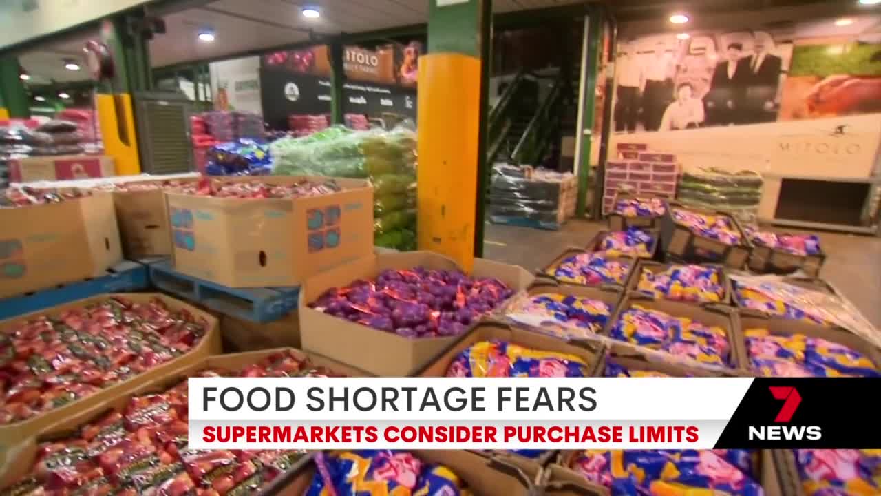 Food shortages could cause problems over holiday season | 7NEWS