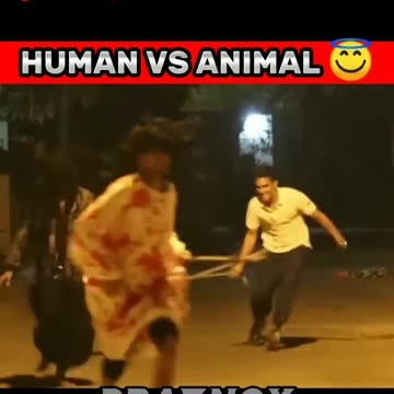 POV_-HUMAN_VS_ANIMAL_👊👻___hanuman___#hanumanji_#bajrangbali_#ghost_#prank_#viral_#video