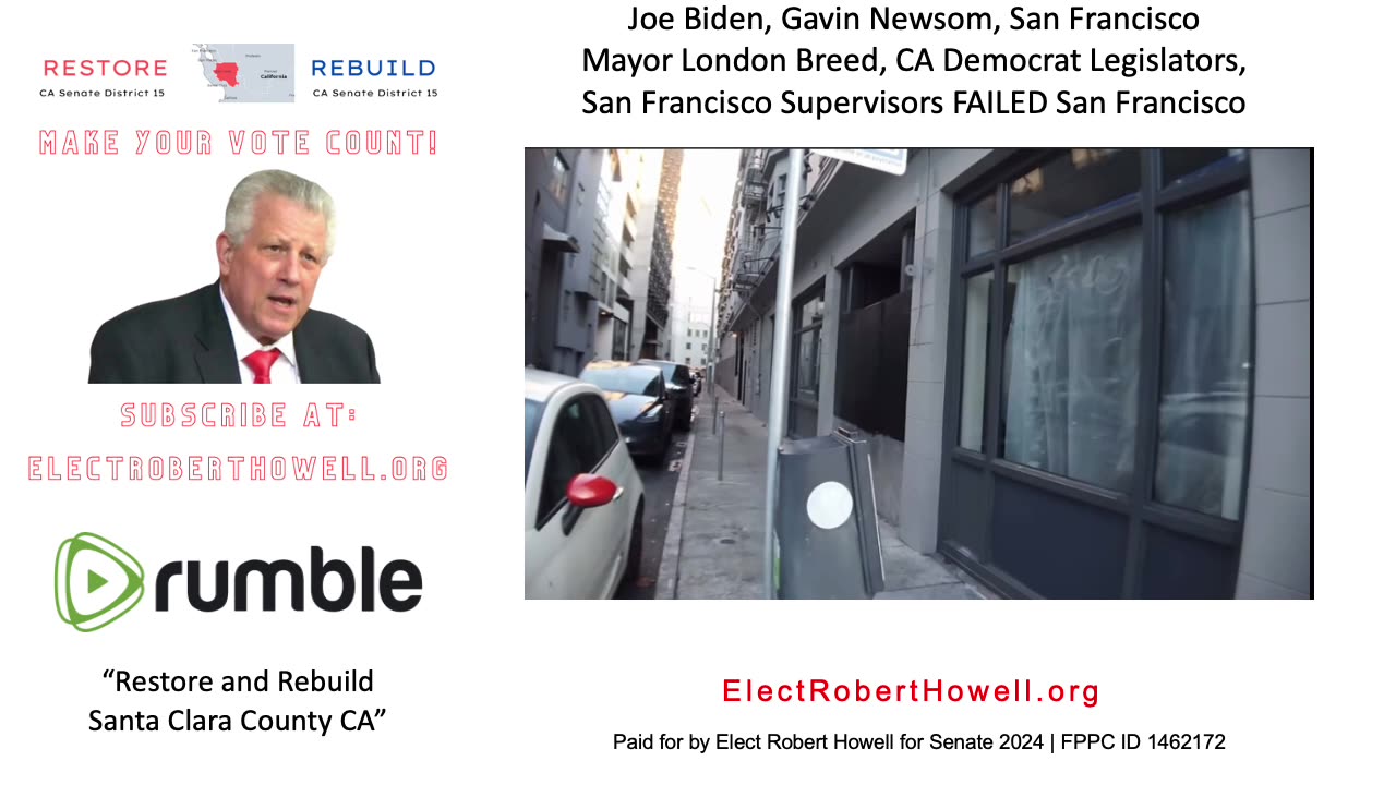 Credit FAILURE of San Francisco City-Democrat State Rep Scott Wiener and SF Mayor Breed