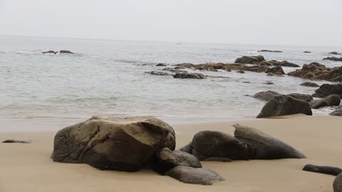 The sound of the sea at Laguna beach.