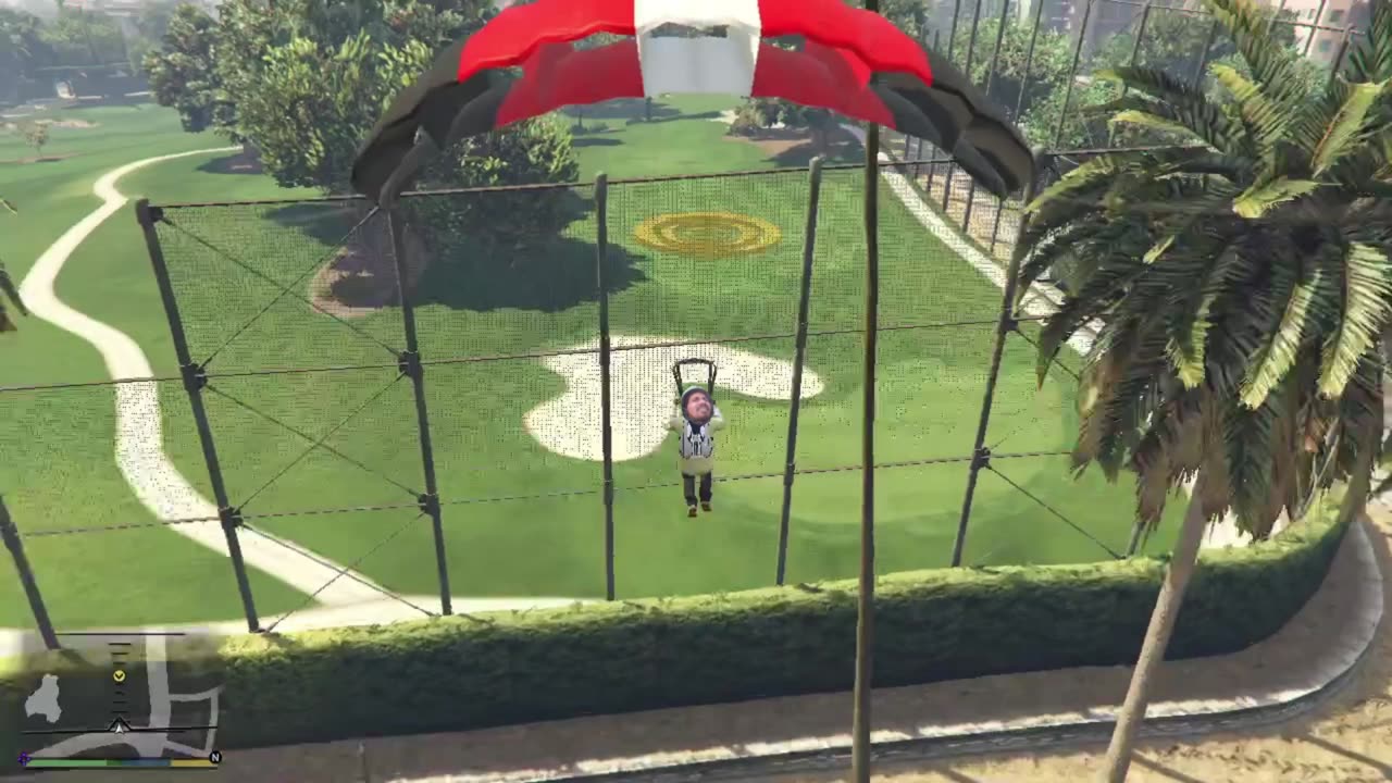 GTA V skydiving gone wrong