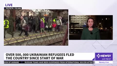 500,000+ Refugees Have Fled Ukraine Since Russia Waged War