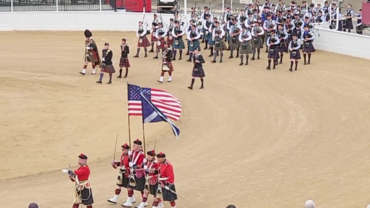 Scottish Fest - Bagpipes at the Stadium - Stadium Entrance