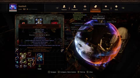 POE SSF Crucible Unique Latticed Ringmail Icetomb