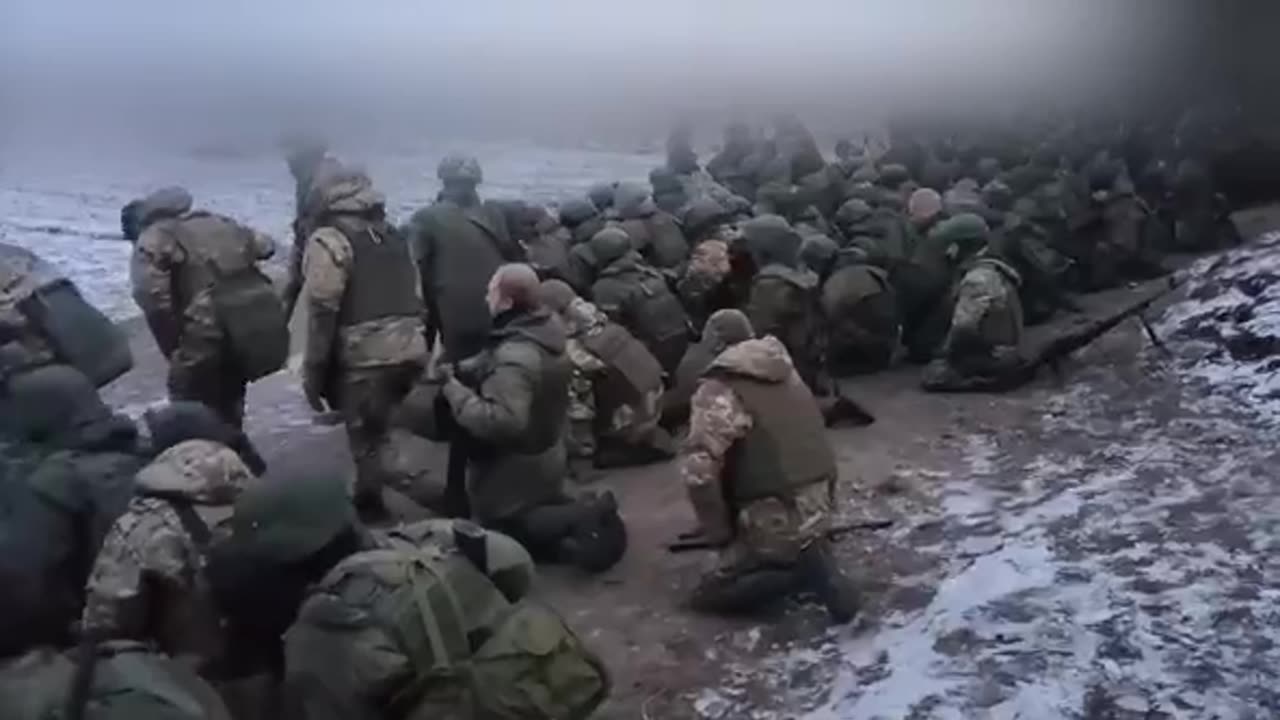 Troops of the RF Pray Before Going on the Attack