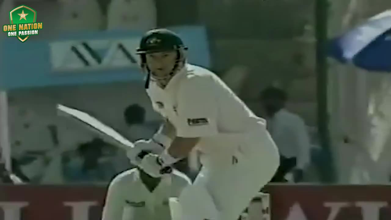 Wasim Akram's Skillful Bowling Against Australia in Karachi Test, 1998