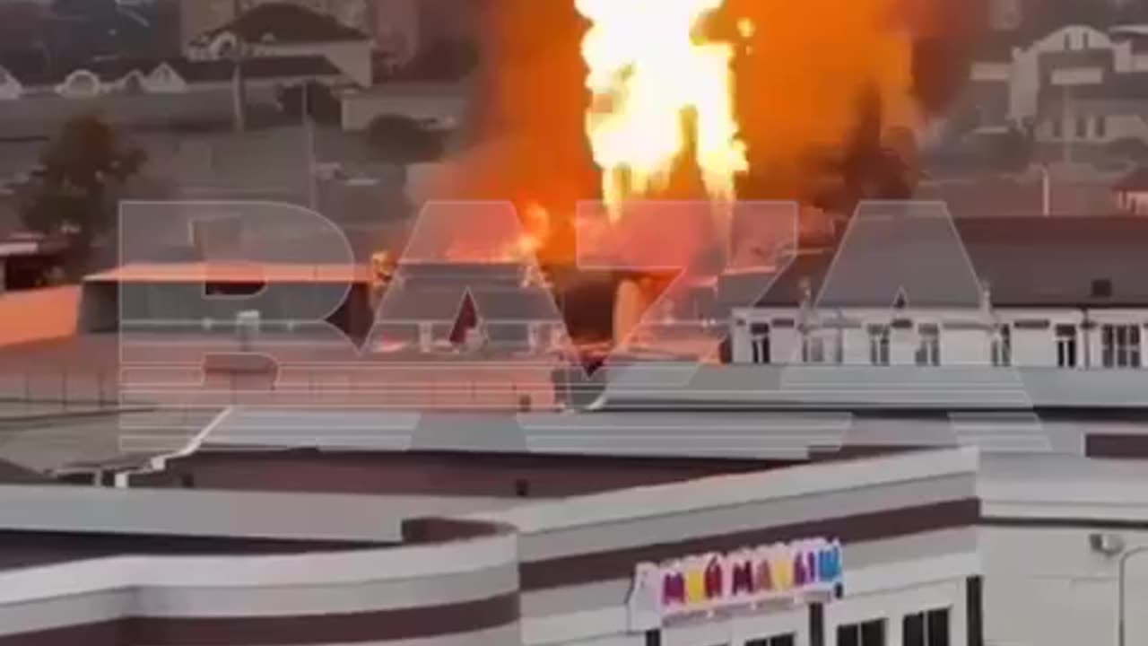 🔥😳 WOW…. A gas station exploded epically in Grozny, Russia