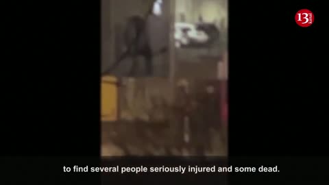 Eyewitness filmed the horrific incident in Hamburg