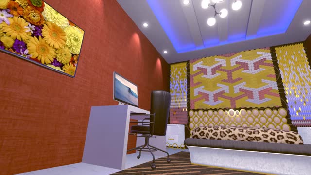 Rendering of the room