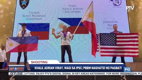 Khalil Adrian Viray, wagi sa IPSC; PBBM naghatid ng pagbati