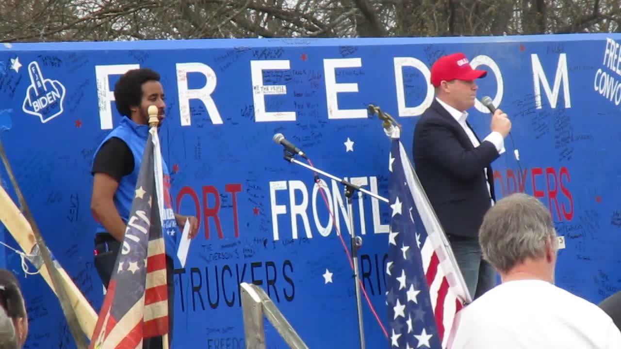 Andrew Giuliani at Peoples Convoy Albany, NY 4/23/2022