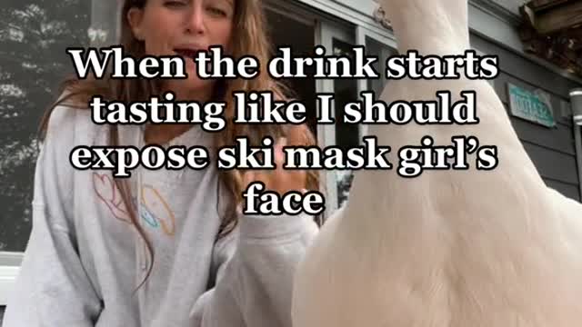 When the drink starts tasting like I should