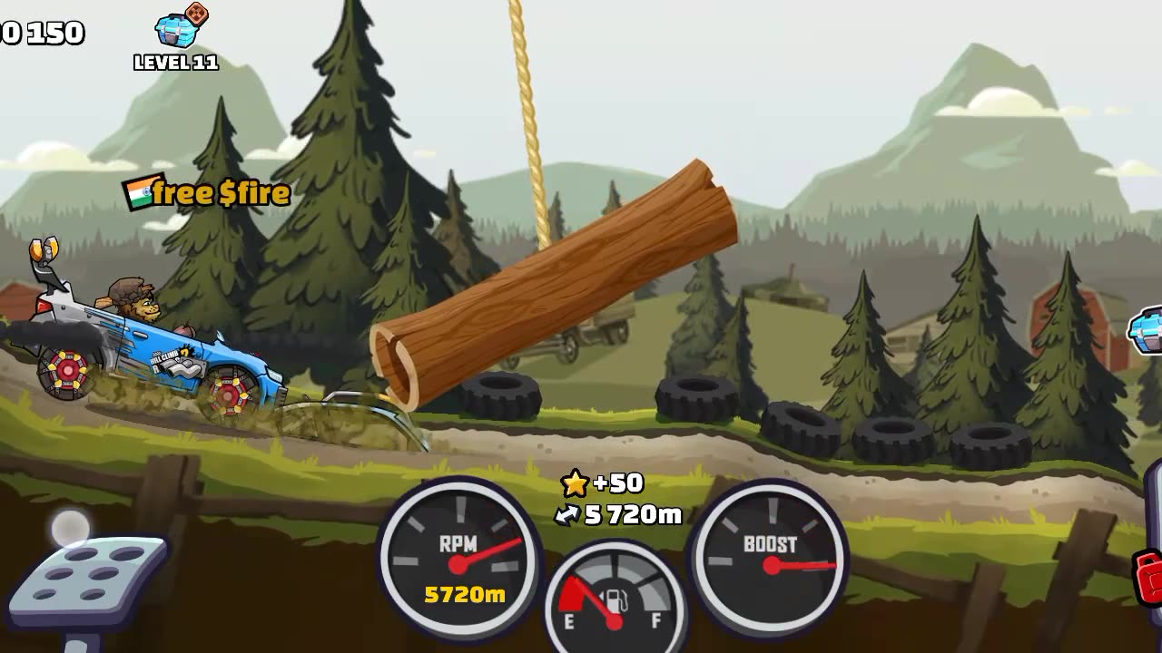 Hill climb racing 2 90000km 🧐