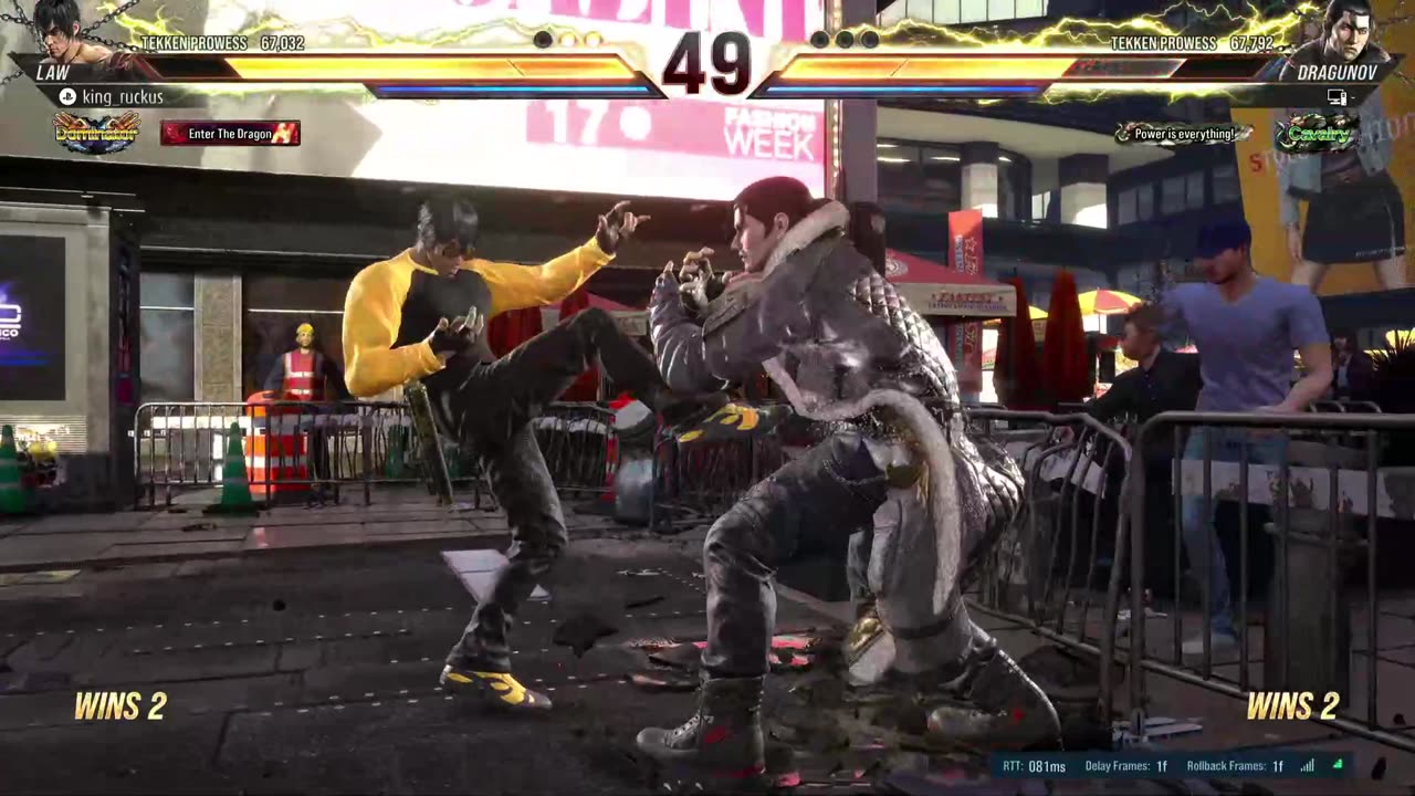 Tekken 8 - Law vs. Dragunov