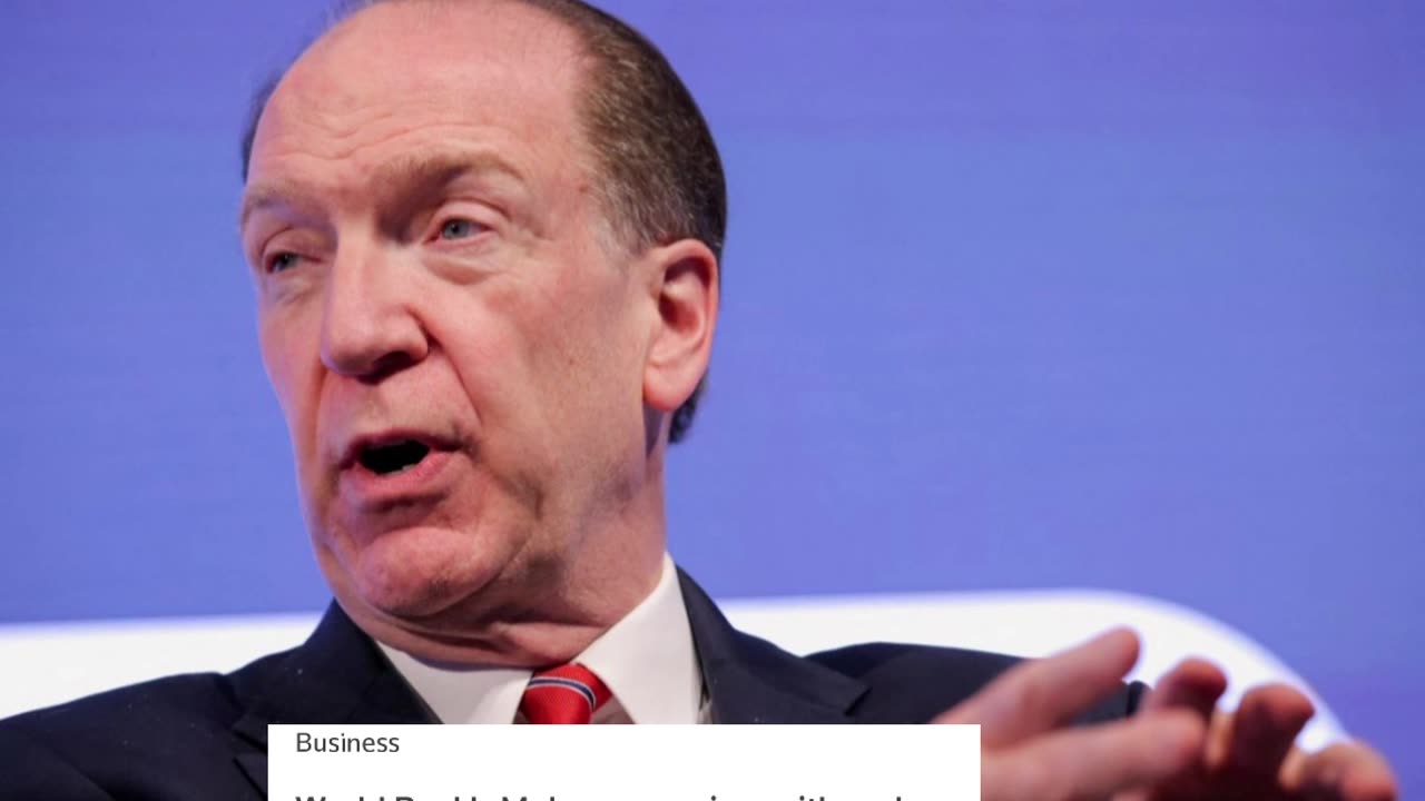 World Bank's Malpass surprises with early exit