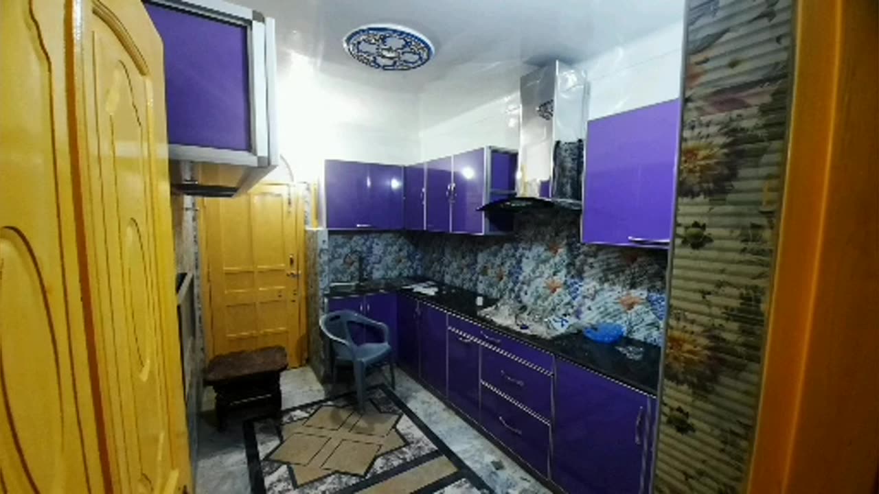 Purple kitchen