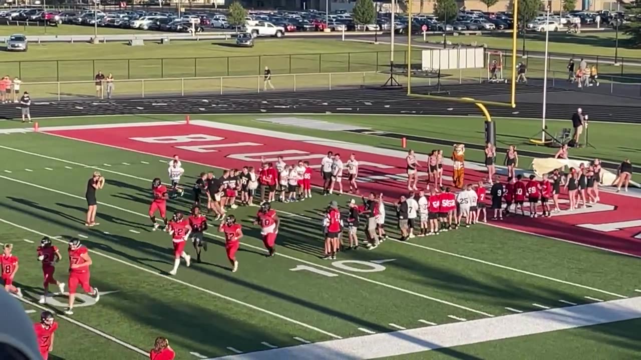 Bluffton PeeWee Football Night at The Tigers Game Give an Amazing Entrance