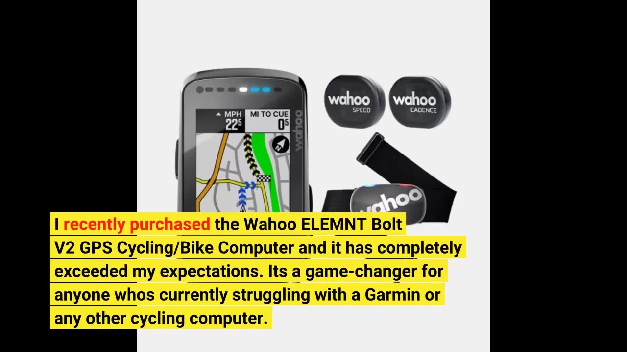 Read Ratings: Sponsored Ad - Wahoo ELEMNT Bolt V2 GPS CyclingBike Computer