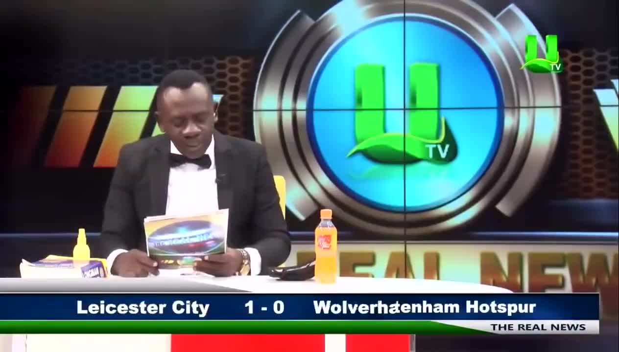 Ghanaian news presenter reading Premier League results goes viral! Funny presenter