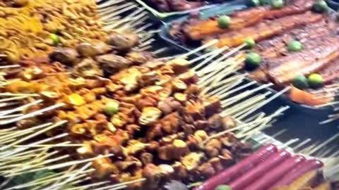 manila philippines chicken street food