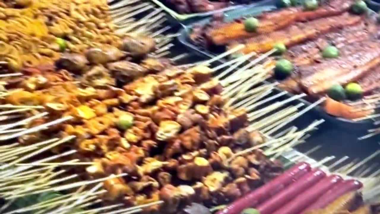 manila philippines chicken street food