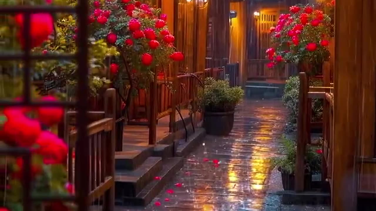 Rainy Romantic view