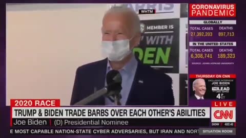 Flashback: Biden Mocks Trump for "Stumbling Down Ramps"