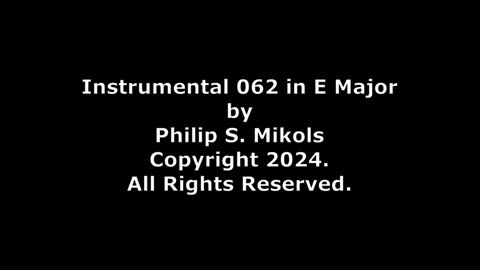 Instrumental 062 in E Major