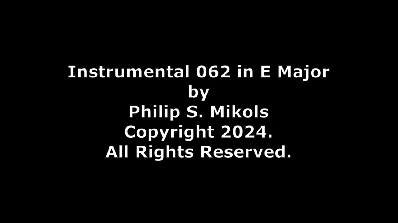 Instrumental 062 in E Major