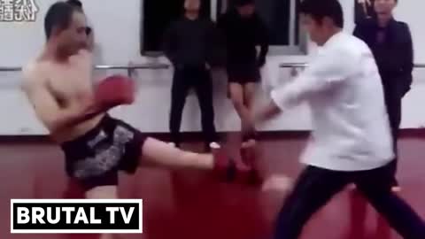 Kungfu Master Fighting