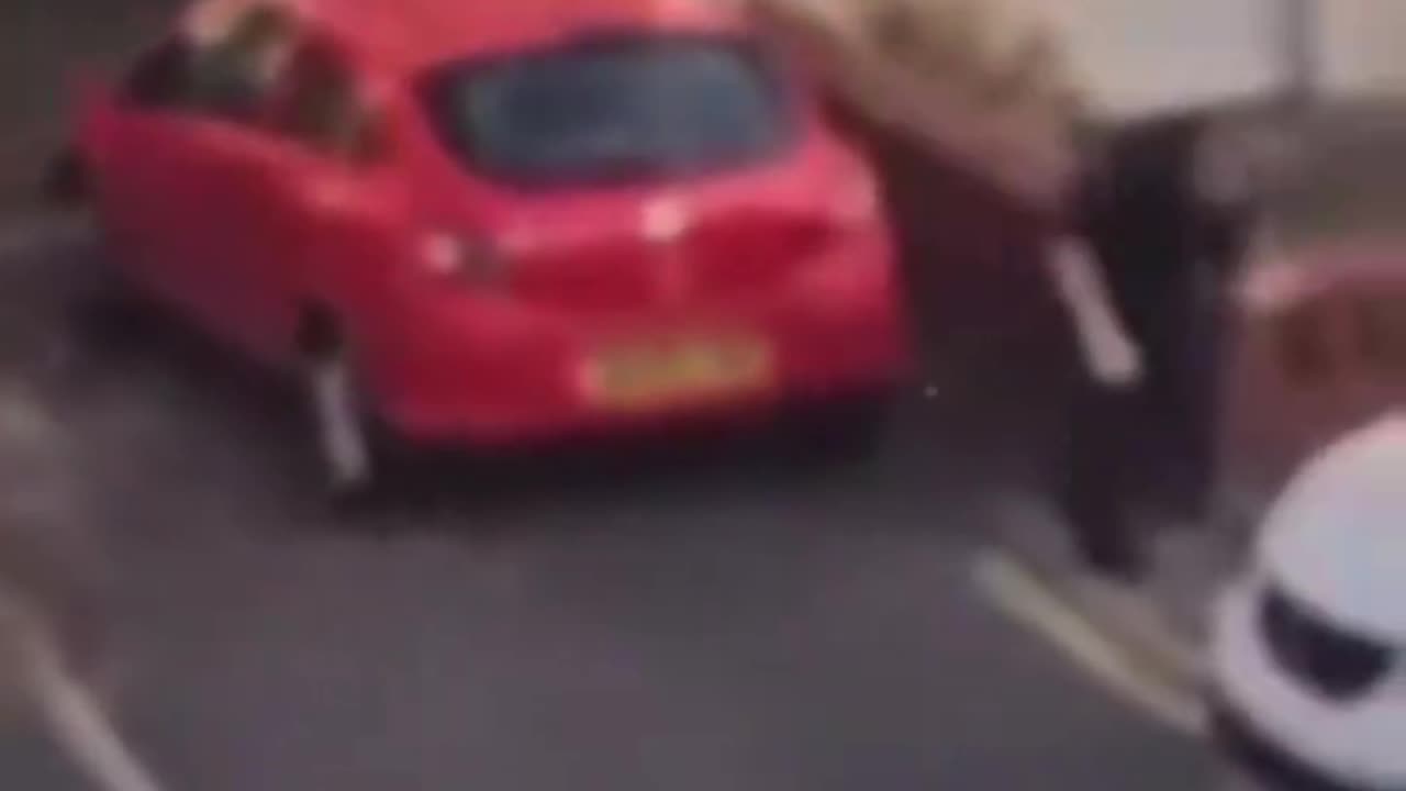 Police officer hit with a brick in Blackpool