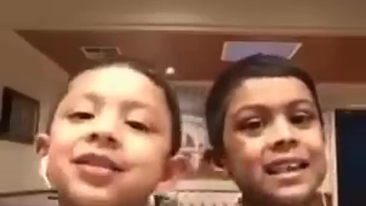 Two little brother singing viral meme #meme # funny #viral