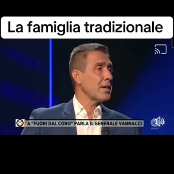 🔴On. Roberto Vannacci: "Promuovo la famiglia tradizionale e la libertà di poterlo dire."