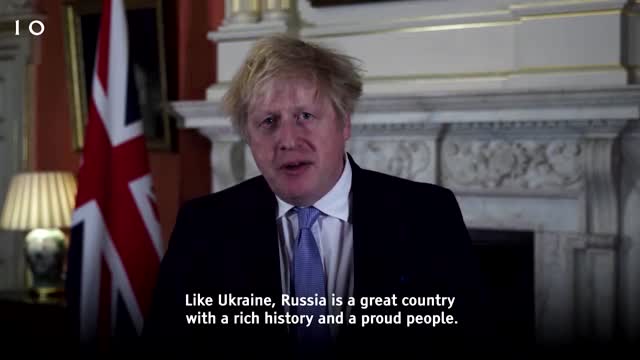 UK's Johnson appeals to Russians