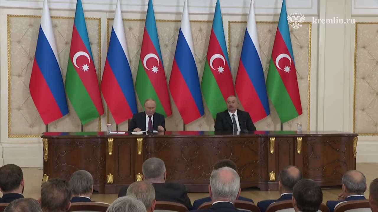 Vladimir Putin and Ilham Aliyev held talks in Baku