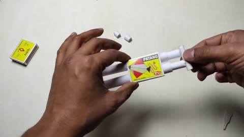 matchbox gun _ Paper gun
