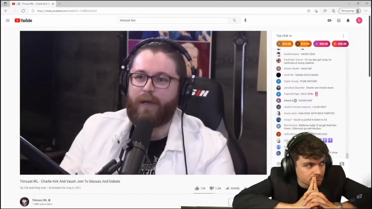 NICK FUENTES REACTS to CHARLIE KIRK vs VAUSH