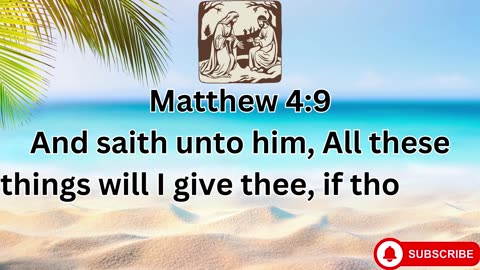 "The Temptation of Jesus and the Beginning of His Ministry" Matthew 4:1-25.