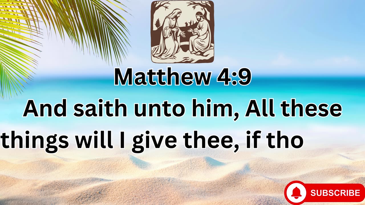"The Temptation of Jesus and the Beginning of His Ministry" Matthew 4:1-25.