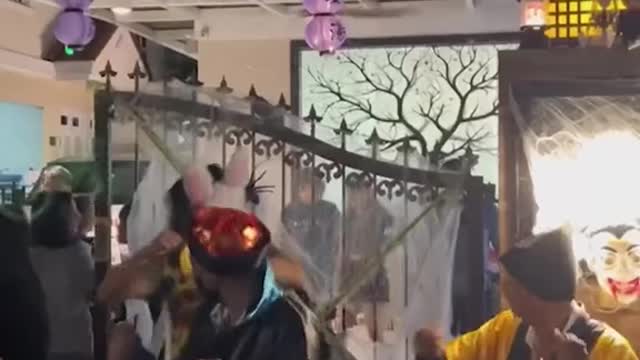 Residents dress up for Halloween at Woodgrove