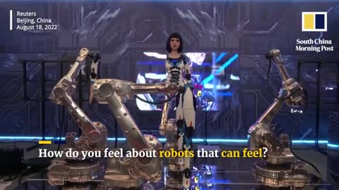 Humanoid machines now read faces and emotions at the World Robotics Conference in Beijing