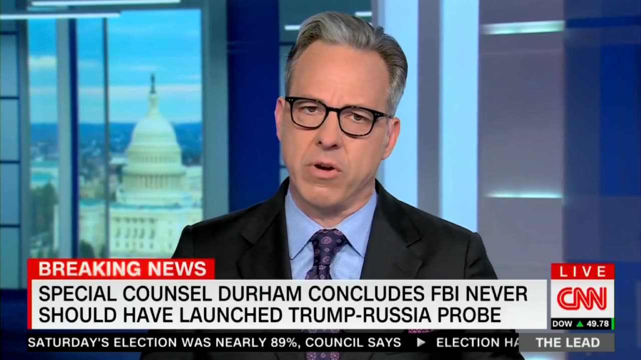 You now have CNN telling the normies that the Durham Report is devastating to the FBI