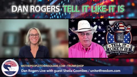 DAN ROGERS LIVE INTERVIEW WITH SHEILA COOMBES -UNITED SOVEREIGN AMERICANS -