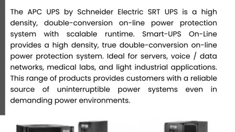 APC UPS | BCL Power