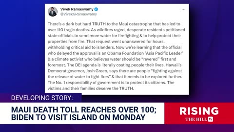 Hawaii Water Official Allegedly DELAYED Maui Fire Relief Until After IT WAS TOO LATE, DEI Blamed