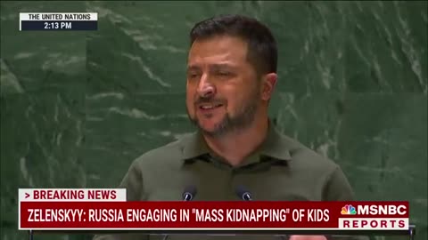 Volodymyr Zelenskyy Accuses Russia of the "mass kidnapping" of "tens of thousands" of Children