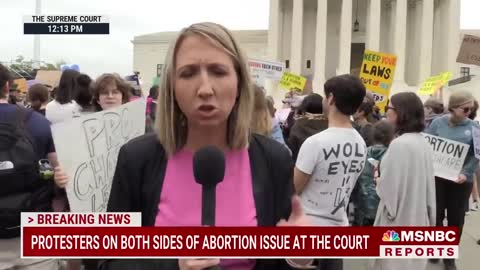 'We Are Not Going Back': Warren Joins Protesters Outside Supreme Court