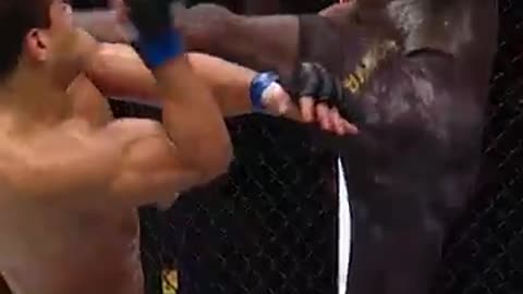 Quick night at the office for Israel Adesanya! 📅