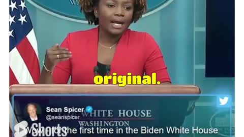 KJP yells at reporter during Fauci's final White House briefing
