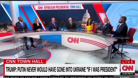 Rep Byron Donalds on the town hall.